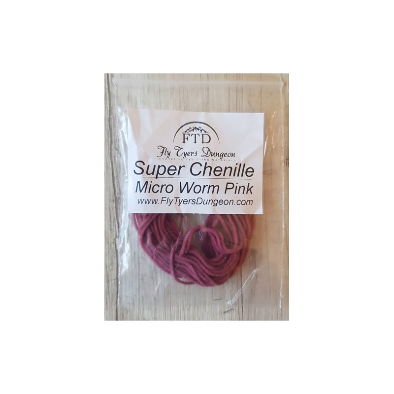 Micro Chenille - Micro Worm Pink