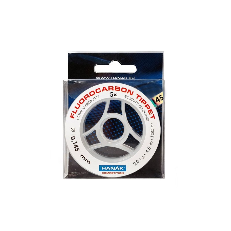 Tippet 150 metros Hanak  Fluorocarbono