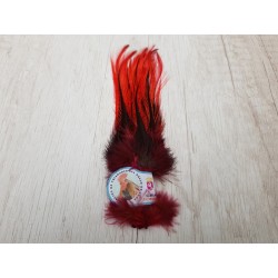 Plumas Gallo de León Rojos (3un)