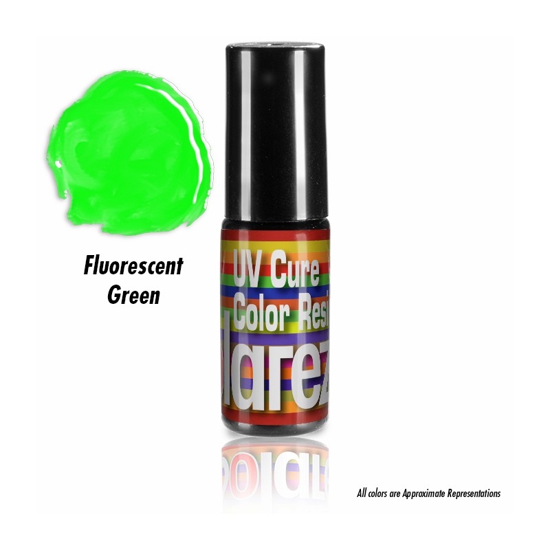 Resina UV Color - Verde fluorescente